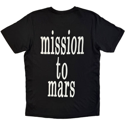 The Smashing Pumpkins Unisex Premium Carbon T-Shirt: Mission To Mars (Black) (Back Print)
