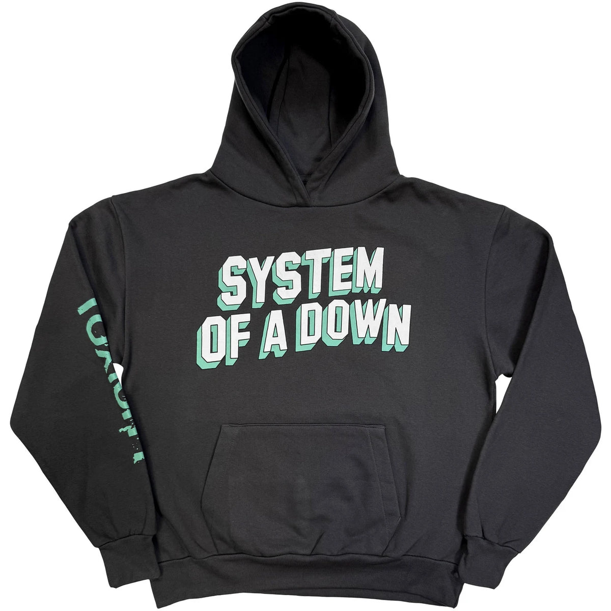 System Of A Down Unisex Pullover Hoodie: Hollywood Logo Tour &