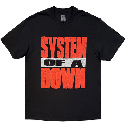 System Of A Down Unisex T-Shirt: Map Backprint Tour &