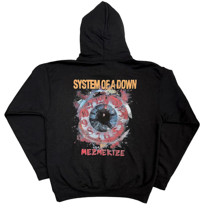 System Of A Down Unisex Pullover Hoodie: Mezmerize (Black)(Back Print)