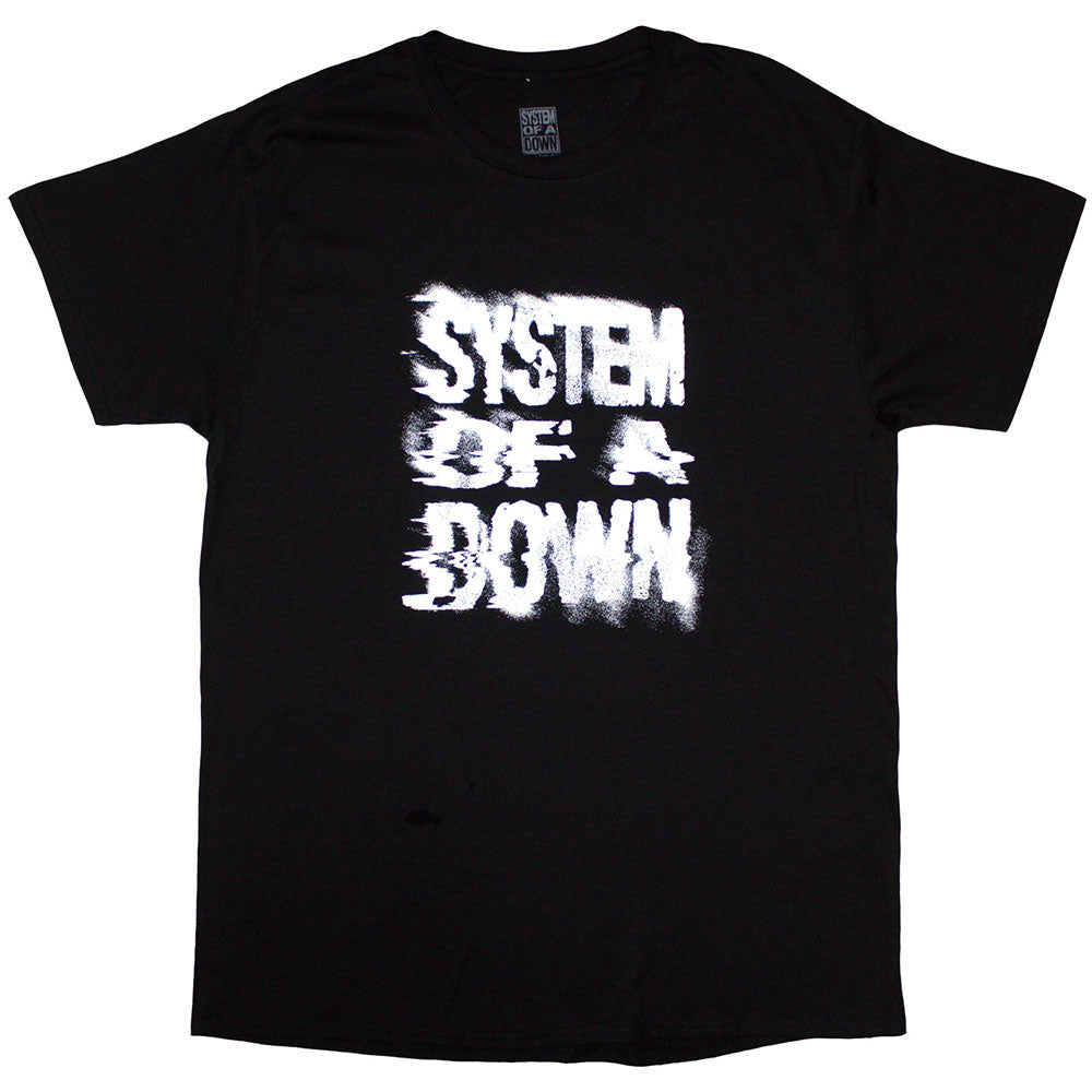 System Of A Down Unisex T-Shirt: All Goes Away (Black) (Back Print)