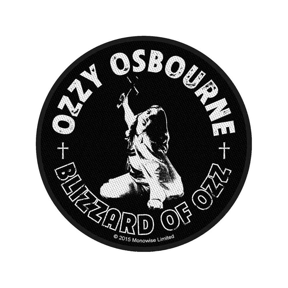 Ozzy Osbourne Standard Patch: Blizzard Of Ozz 