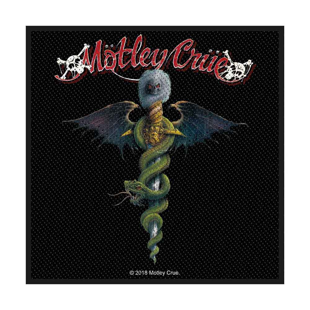 Motley Crue Standard Patch: Dr Feelgood 