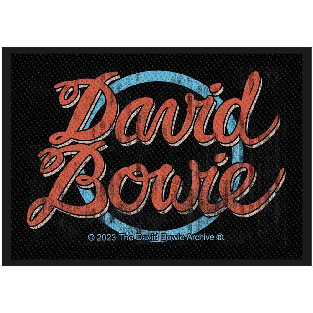 David Bowie Standard Patch: Logo 