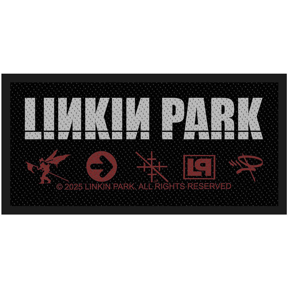 Linkin Park Standard Woven Patch: Hybrid Theory Logo