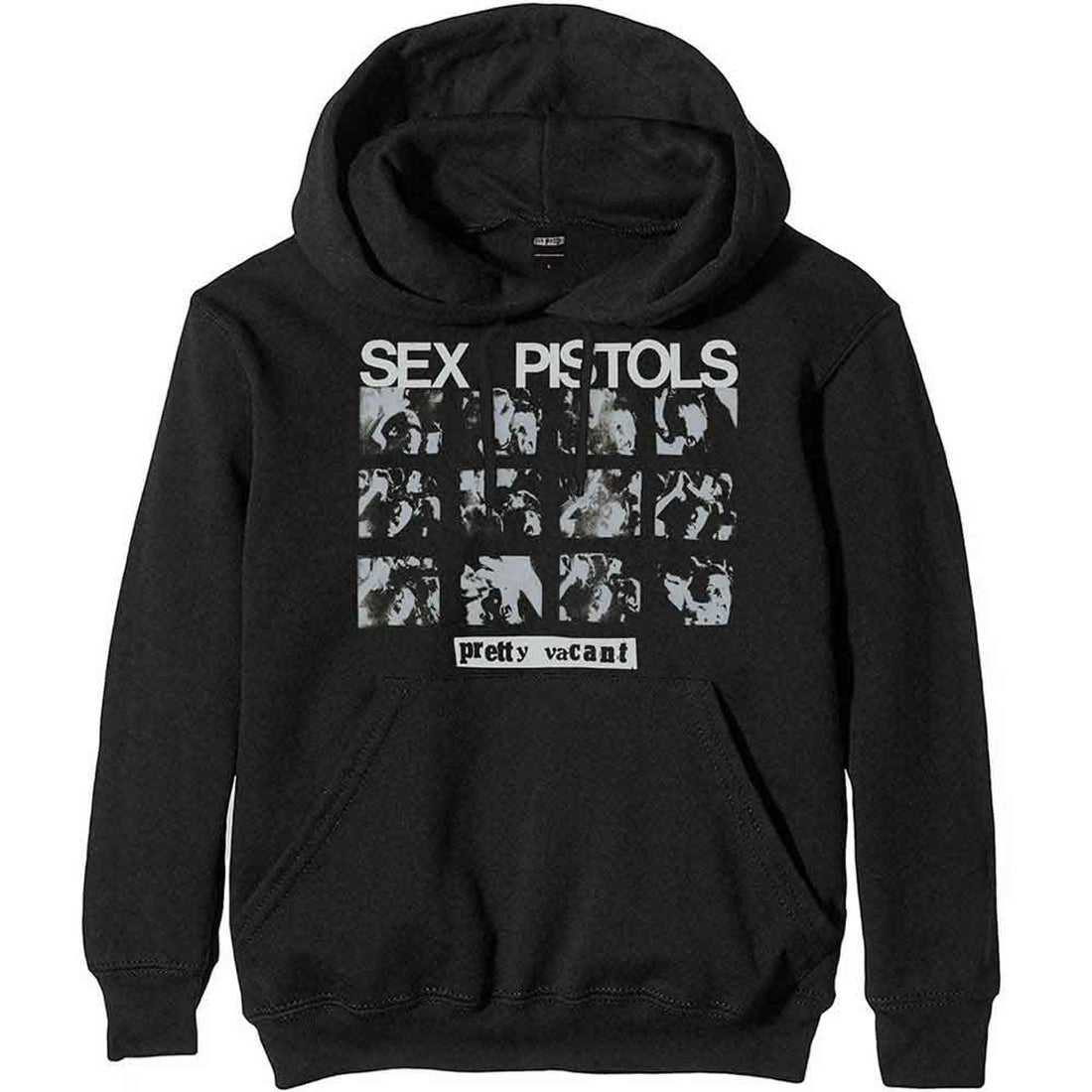 The Sex Pistols Unisex Pullover Hoodie: Pretty Vacant (Black) (Back Print)