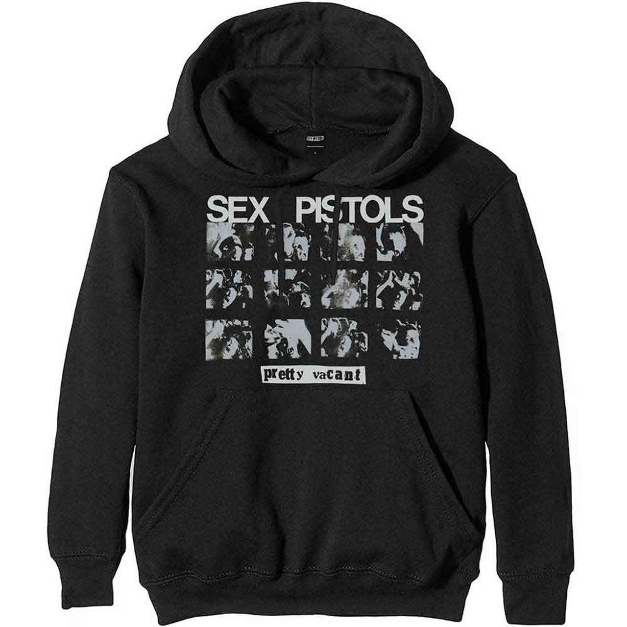 The Sex Pistols Unisex Pullover Hoodie: Pretty Vacant (Black) (Back Print)