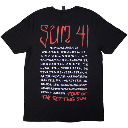 Sum 41 Unisex T-Shirt: Tour &