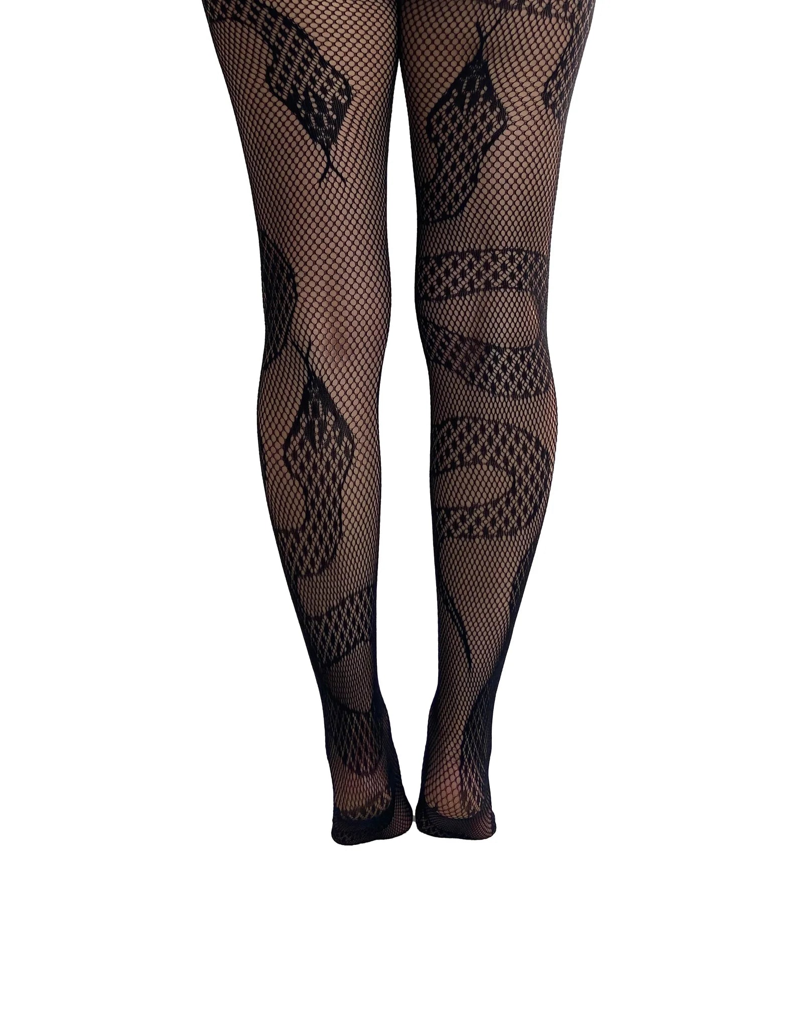 Snake Net Tights (Black)