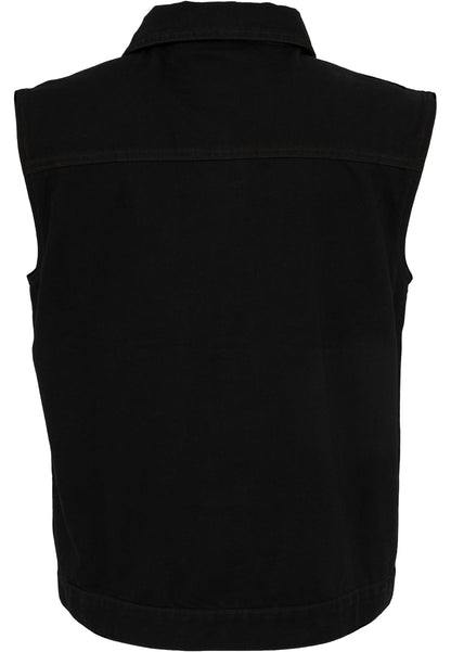 Denim Vest (Black)