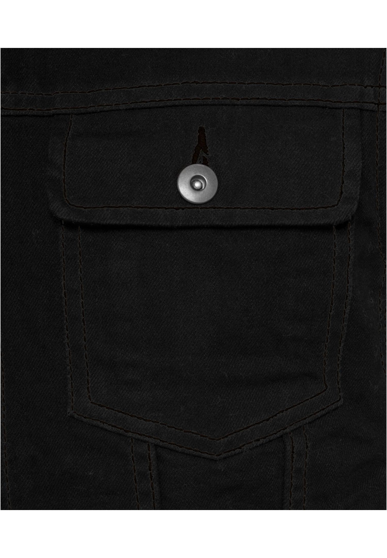 Denim Vest (Black)