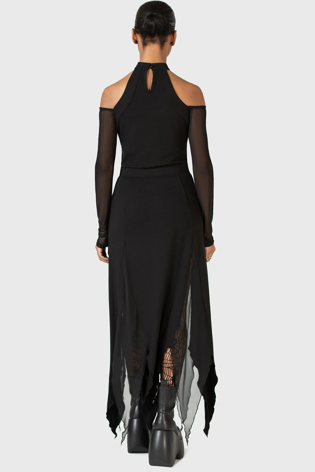 The Grimmer The Better Midi Skirt (✦ Killstar)