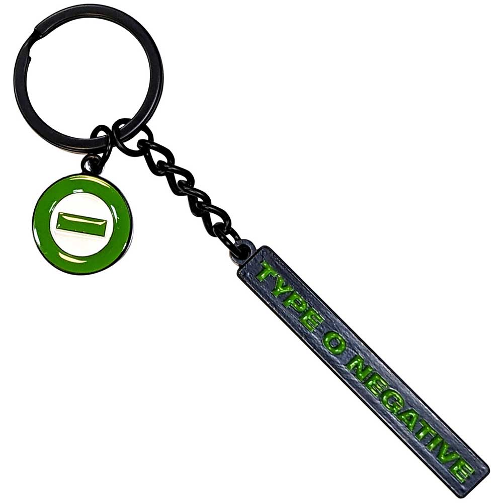 Type O Negative Keychain: Text Logo – RATTLESNAKE