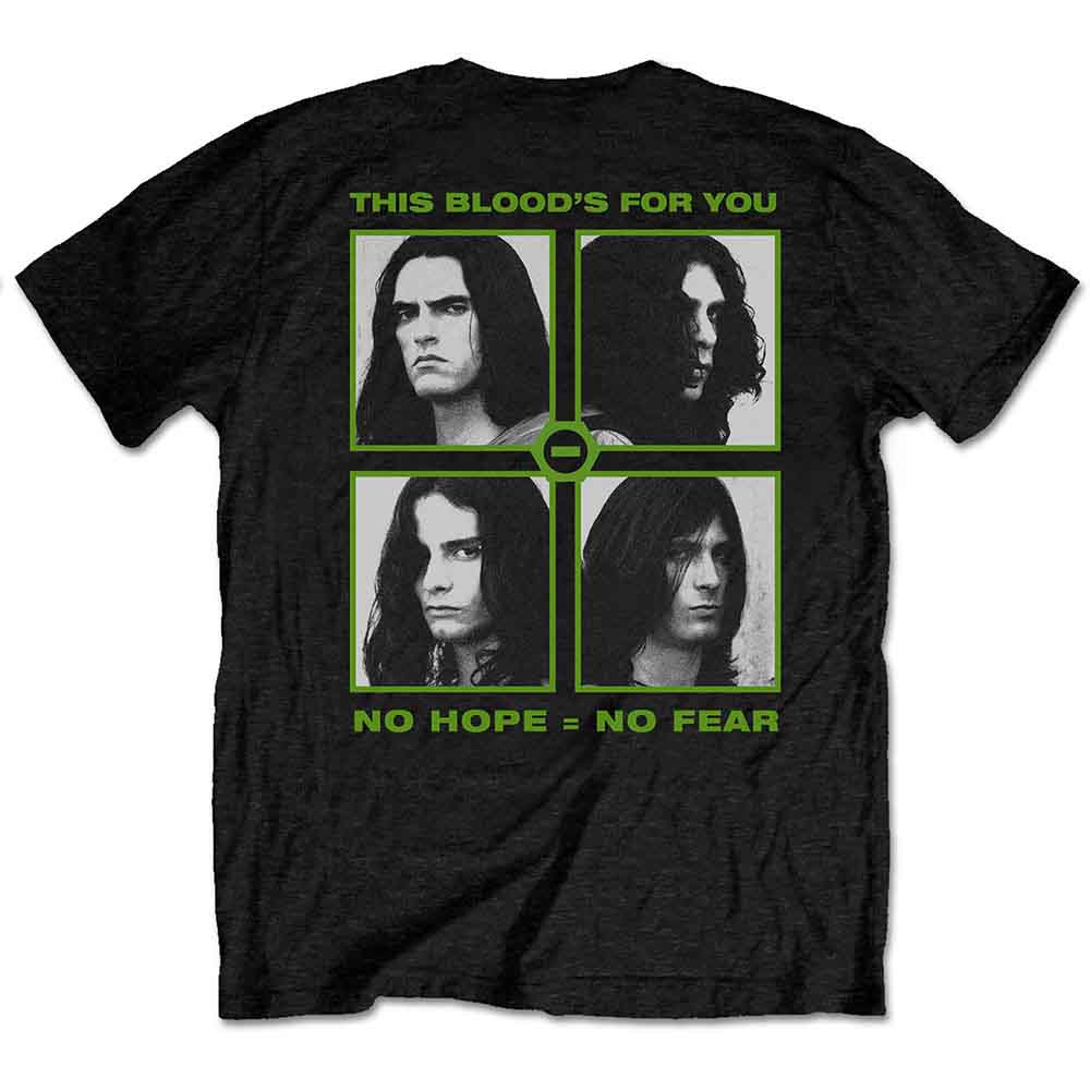 Type O Negative Unisex T-Shirt: Green Man (Black) (Back Print)