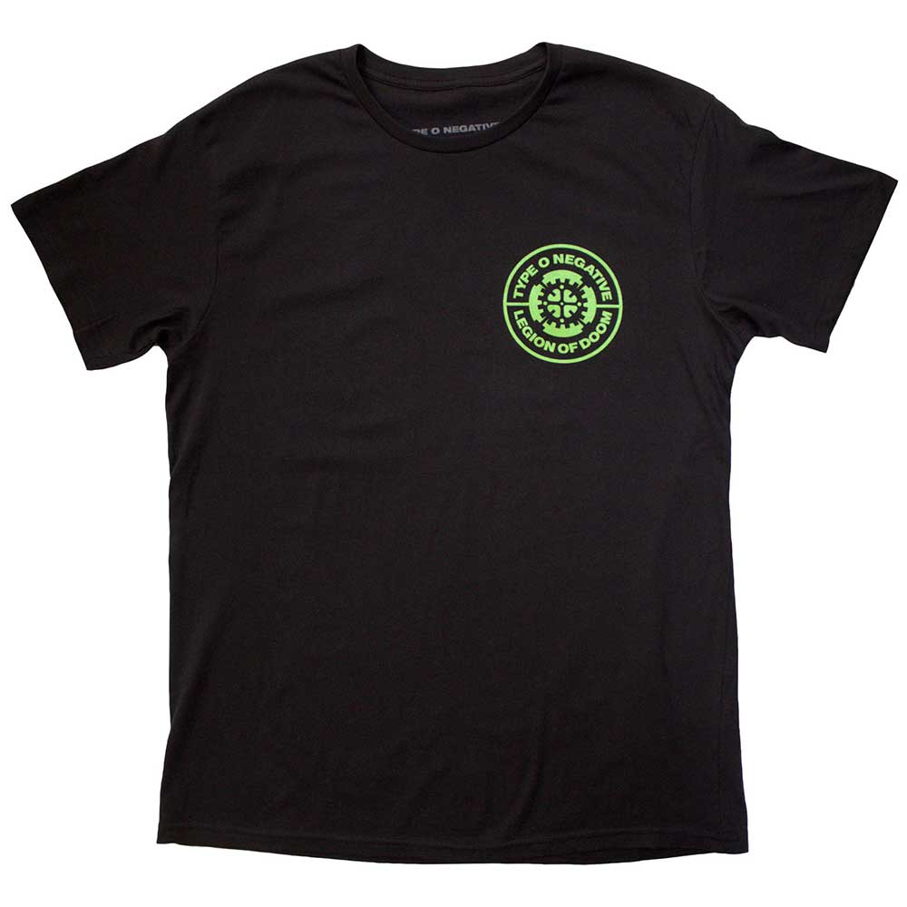 Type O Negative Unisex T-Shirt: Legion of Doom (Black) (Back Print)