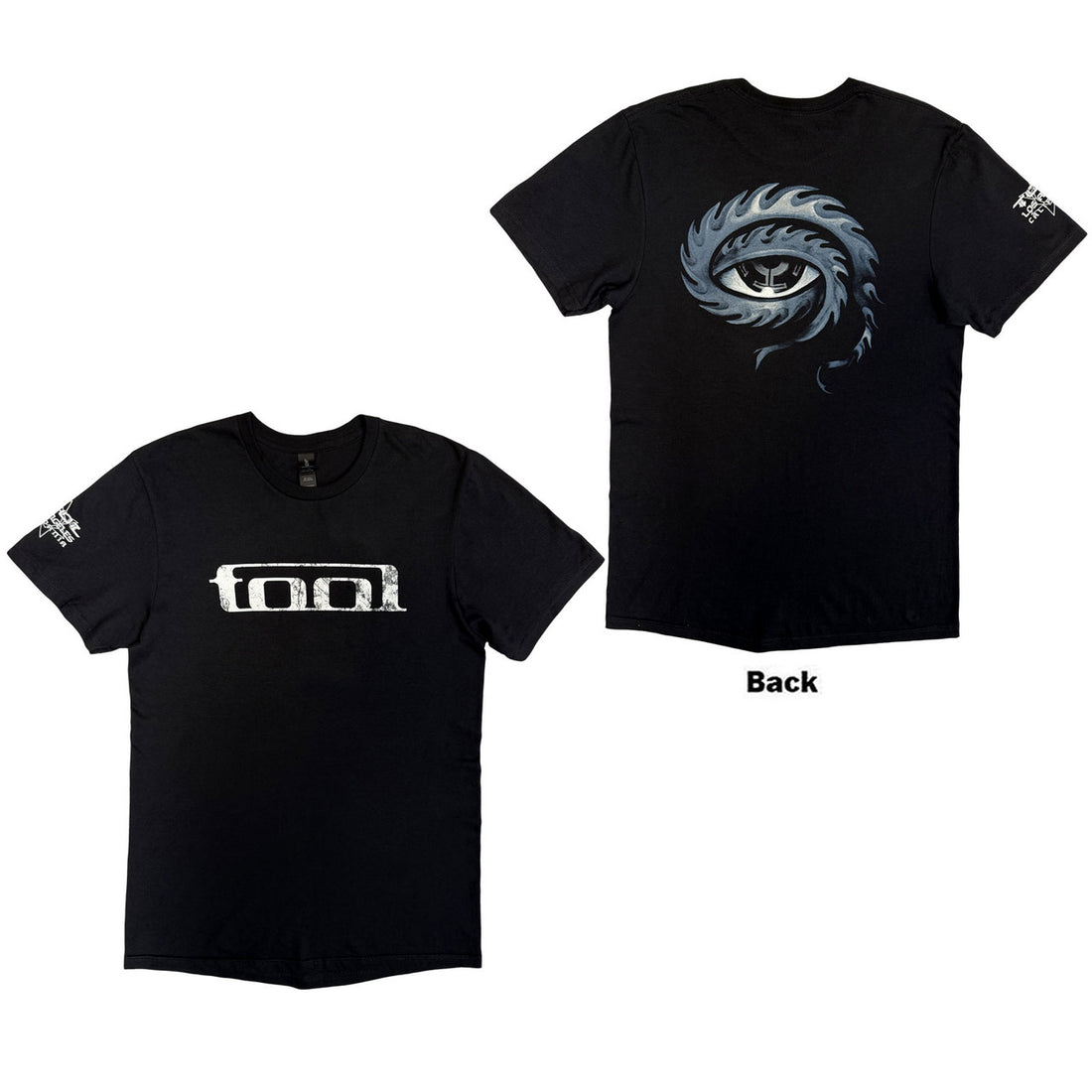 Tool Unisex T-Shirt: Big Eye (Black) (Back &amp; Sleeve Print)