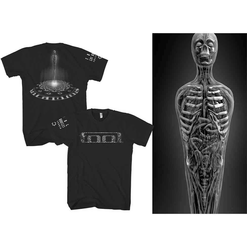 Tool Unisex T-Shirt: BW Spectre (Black) (Back &amp; Sleeve Print)
