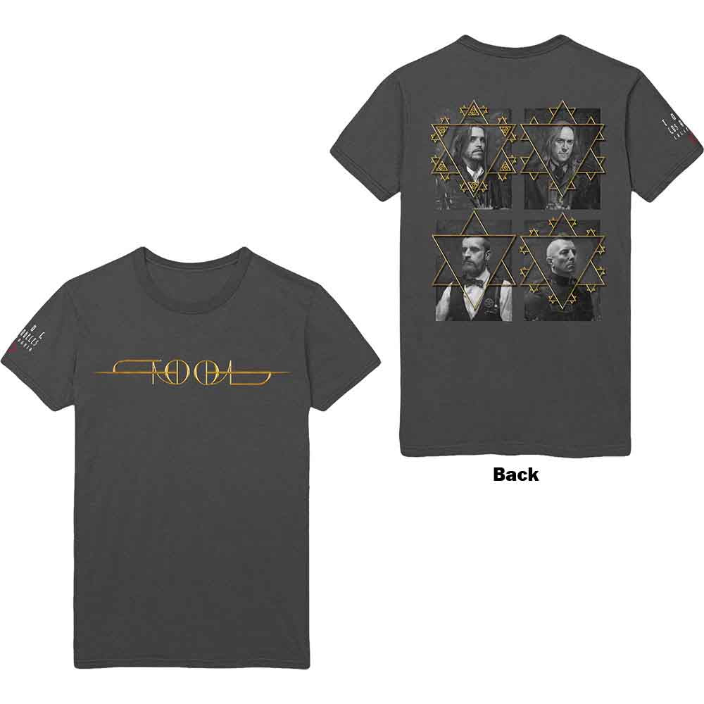 Tool Unisex T-Shirt: Full Portraits (Grey) (Back Print)