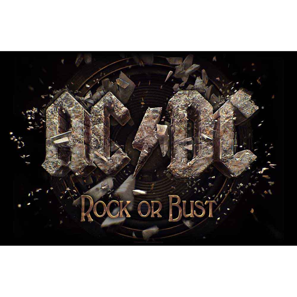 AC/DC Textile Poster: Rock Or Bust – RATTLESNAKE