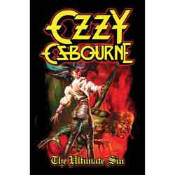 Ozzy Osbourne Textile Poster: The Ultimate Sin 