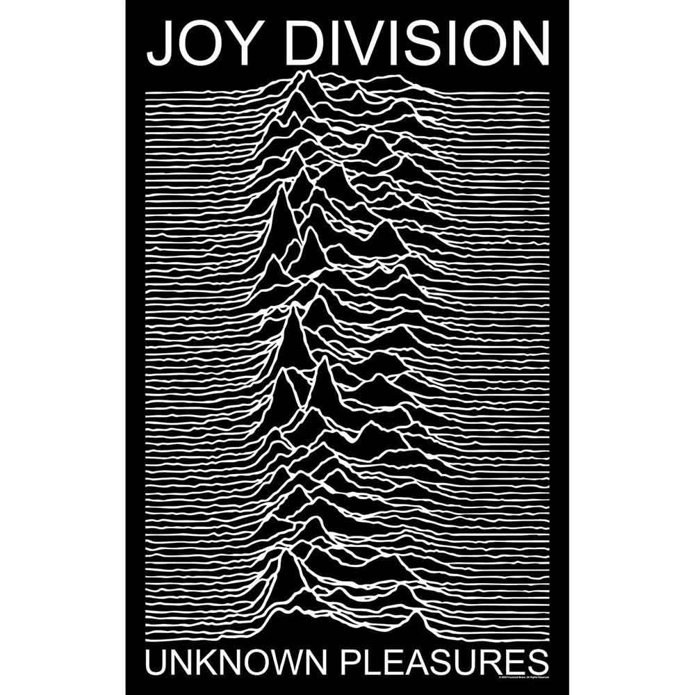 Joy Division Textile Poster: Unknown Pleasures 
