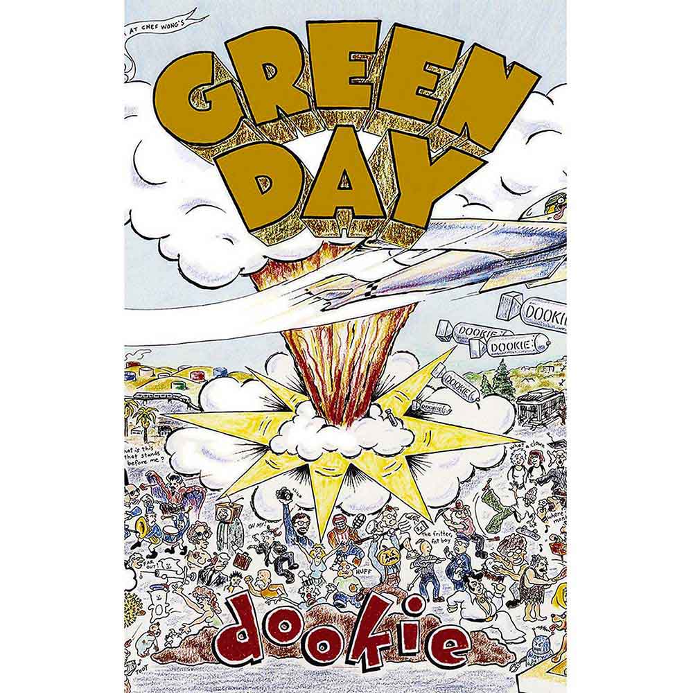 Green Day Textile Poster: Dookie 