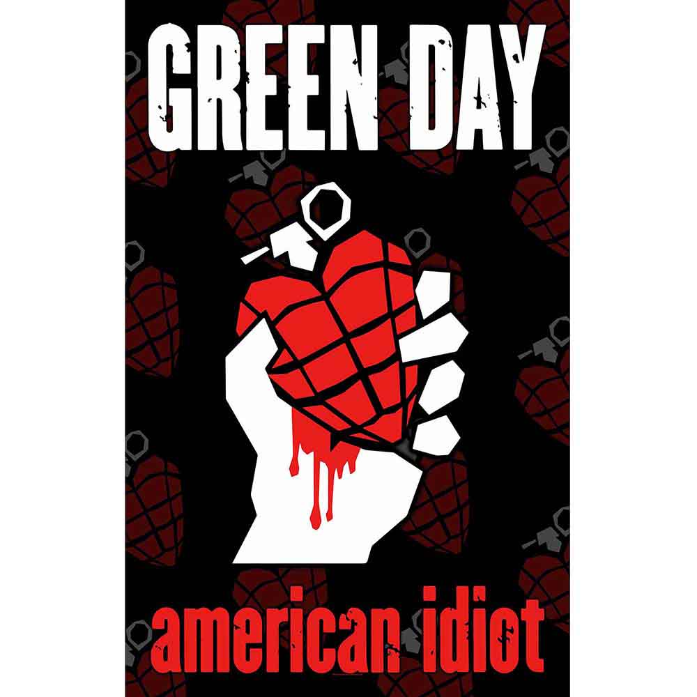 Green Day Textile Poster: American Idiot 