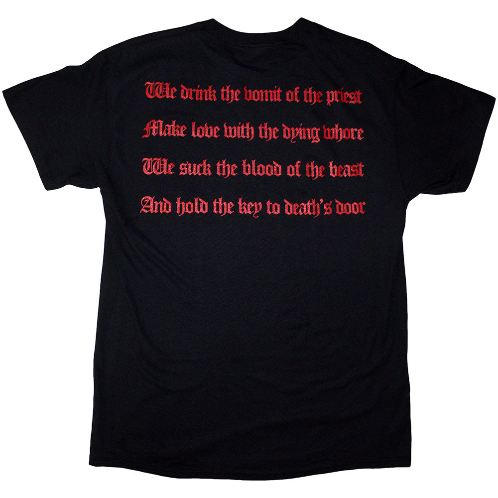 Venom Unisex T-Shirt: Black Metal (Black) (Back Print)