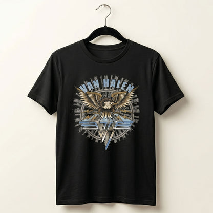 Van Halen Unisex Premium Carbon T-Shirt: Eagle (Black)