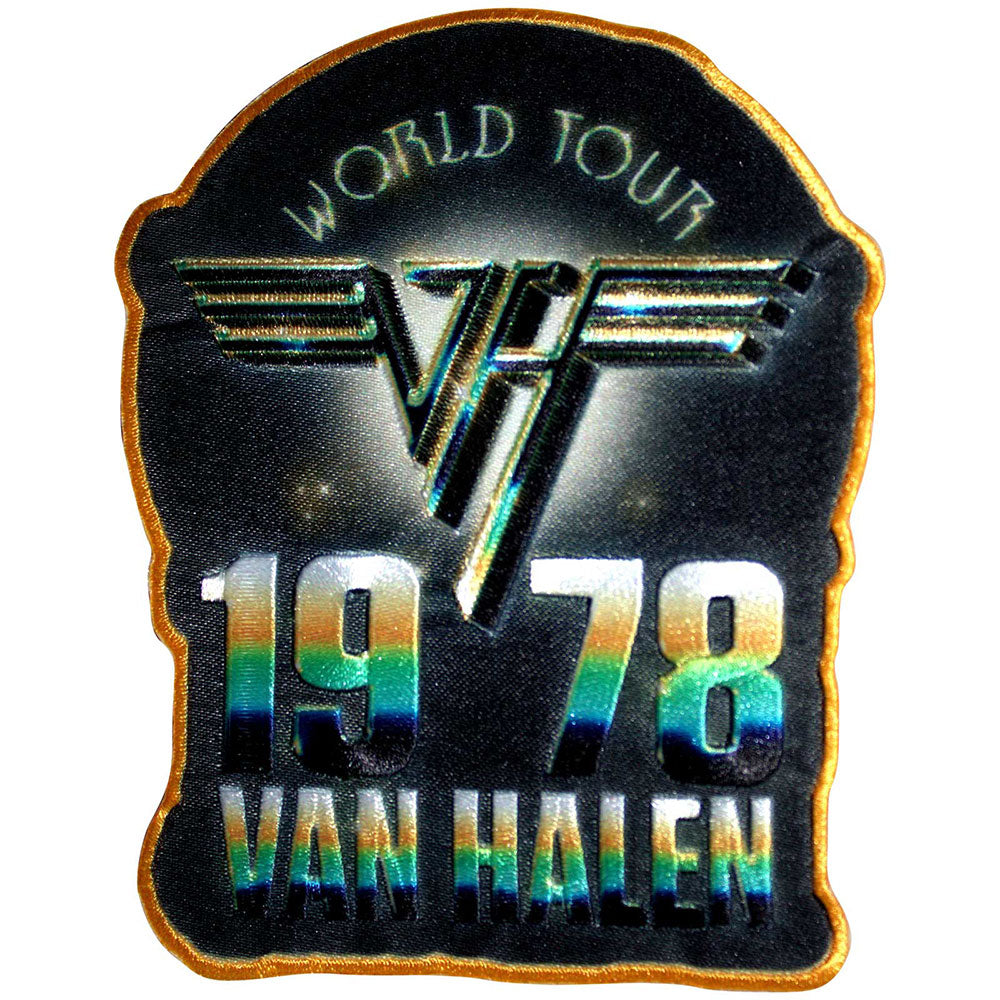 Van Halen Standard Patch: World Tour 1978 