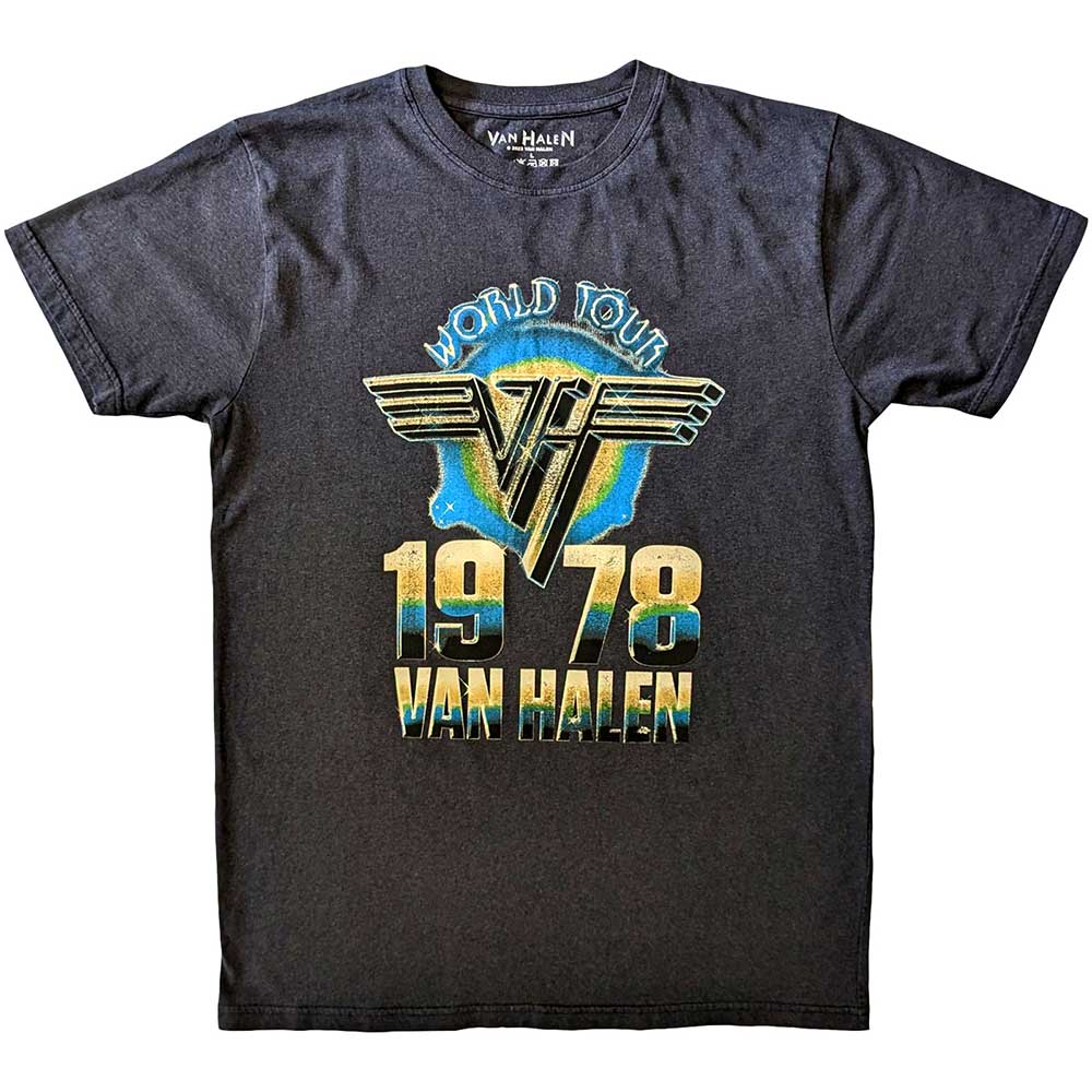 Van Halen Unisex T-Shirt: World Tour &