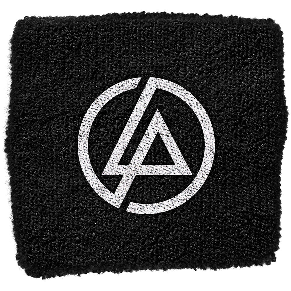 Linkin Park Embroidered Wristband: LP Logo (Black)