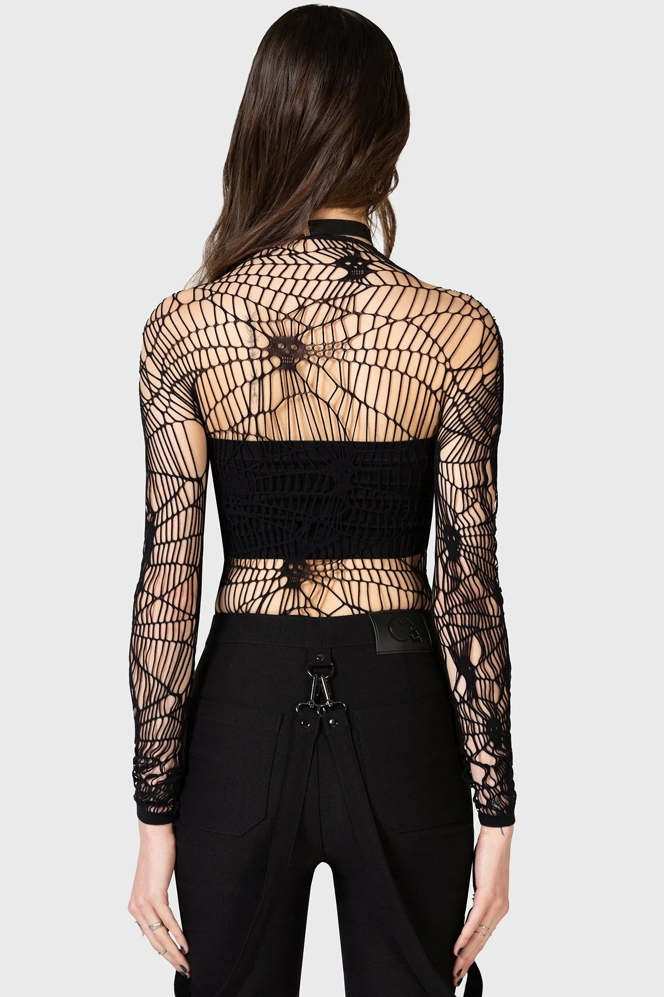 Webs Grasp Long Sleeve Top (✦ Killstar)