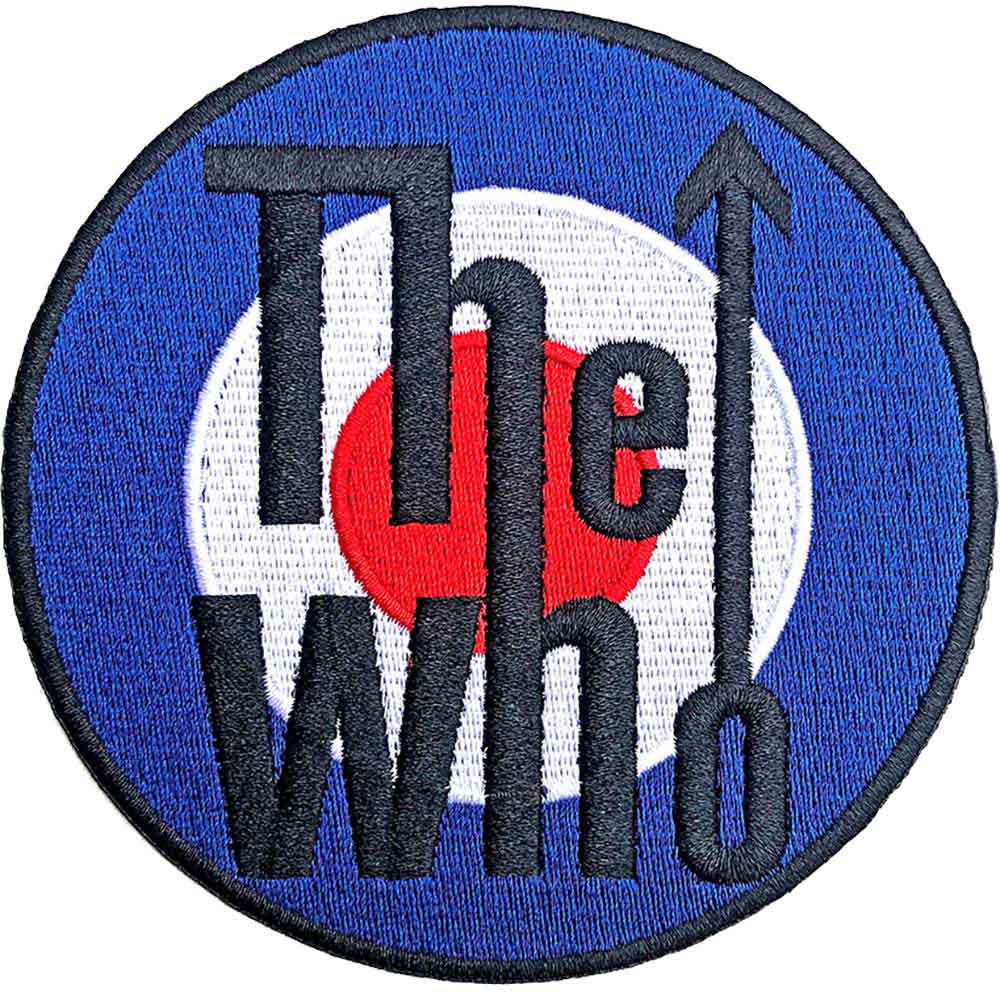The Who Standard Patch: Target Logo Bordered 
