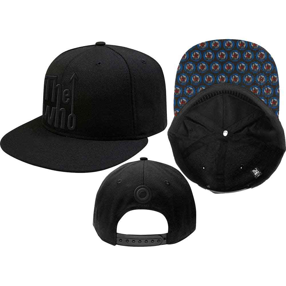 The Who Unisex Snapback Cap: Arrow Logo (Black) 