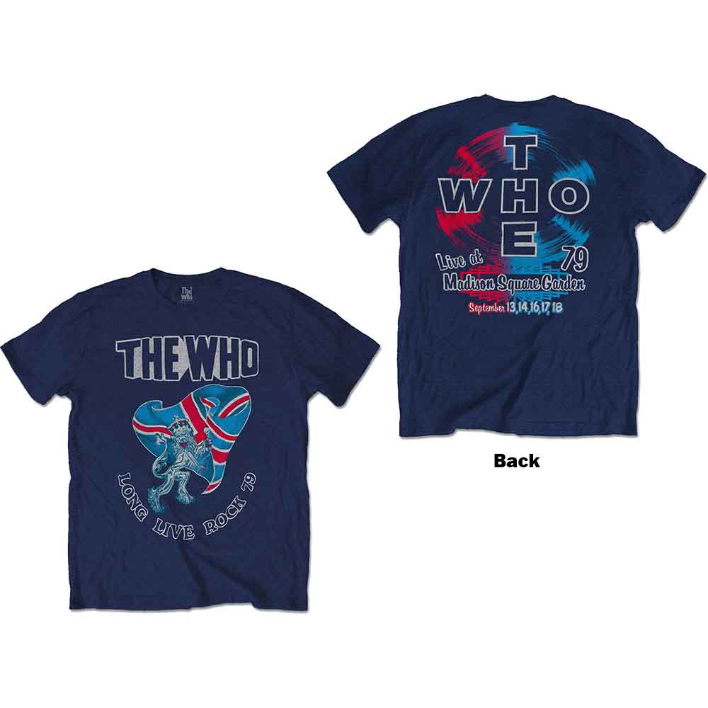 The Who Unisex T-Shirt: Long Live Rock &