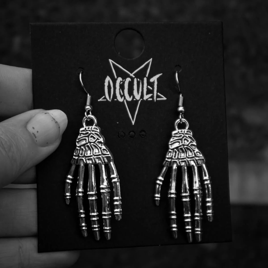 Skeleton Hand Earrings