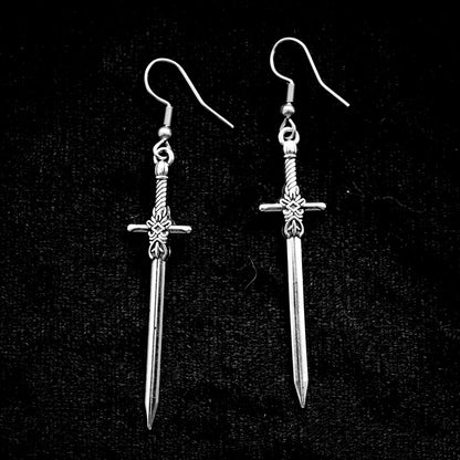Sword Earrings