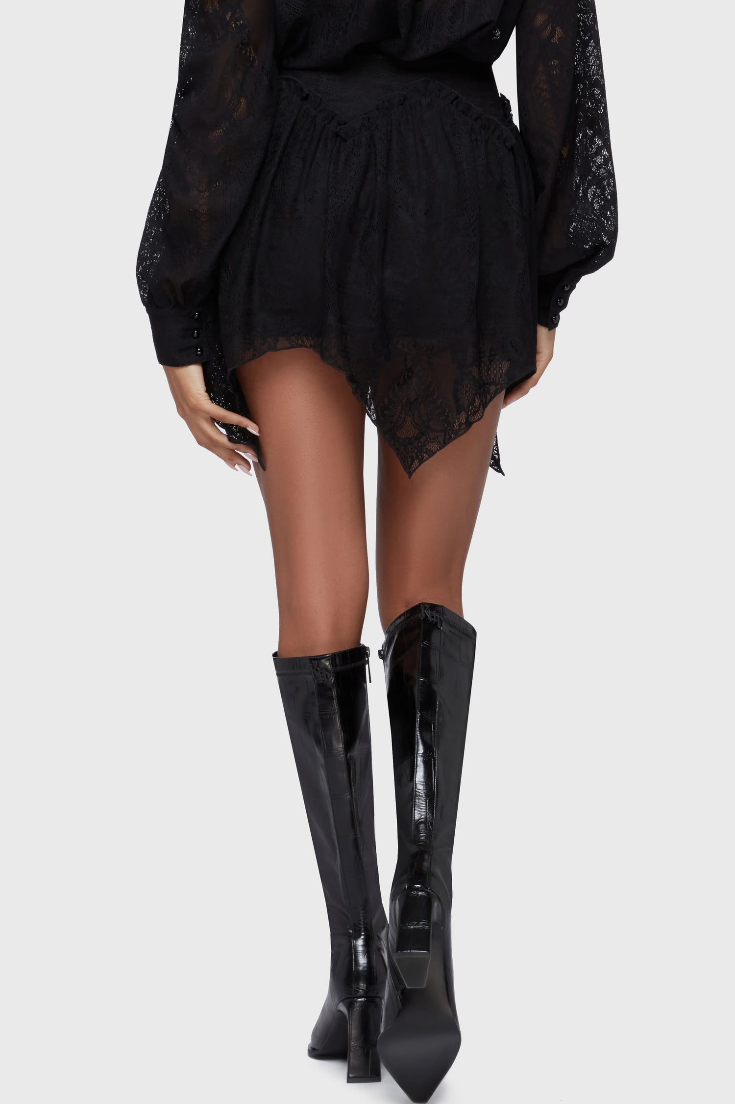 Wicked Waltz Mini Skirt (✦ Killstar)