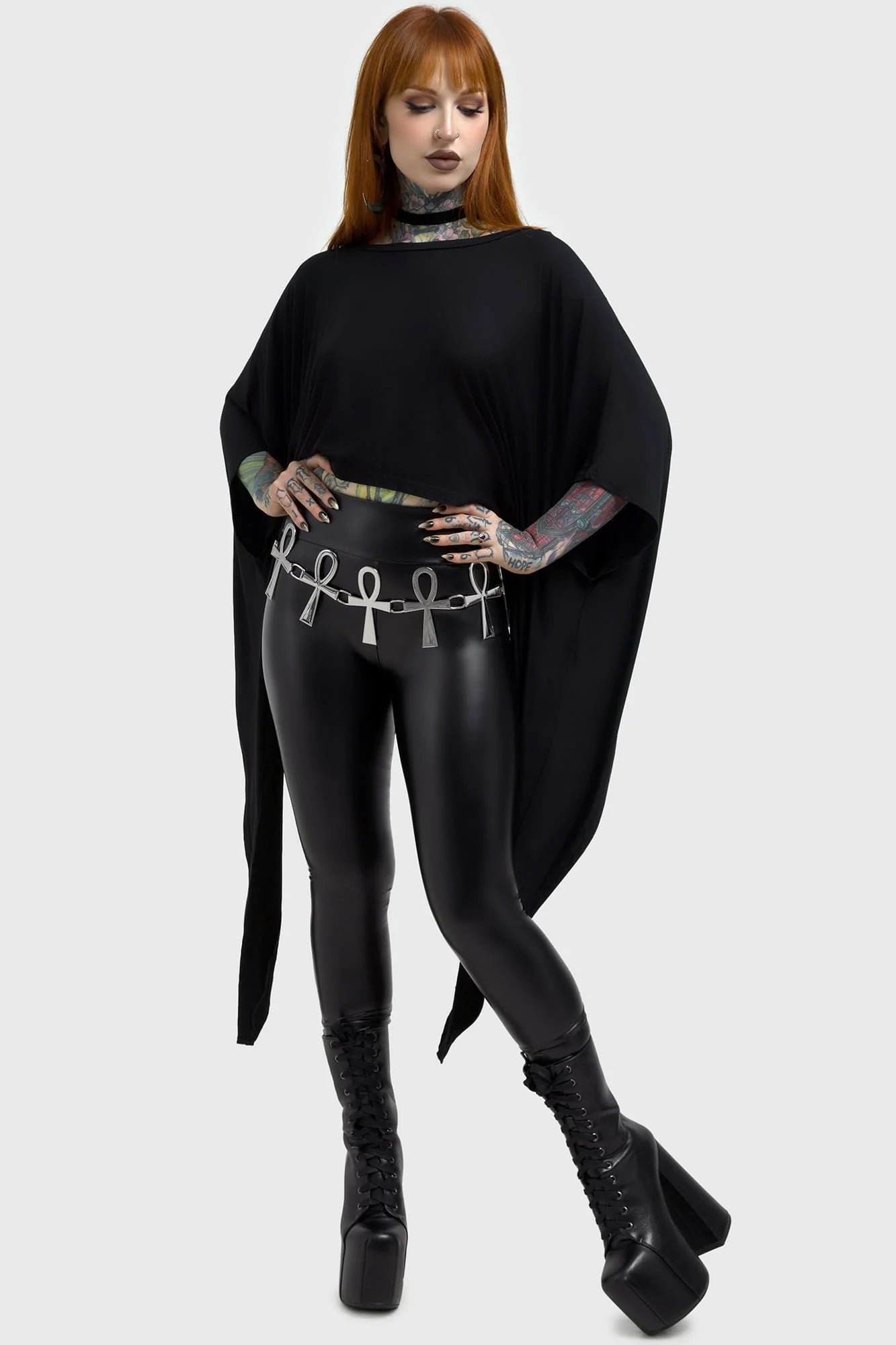 Xena Ankh Belt (✦ Killstar) silver