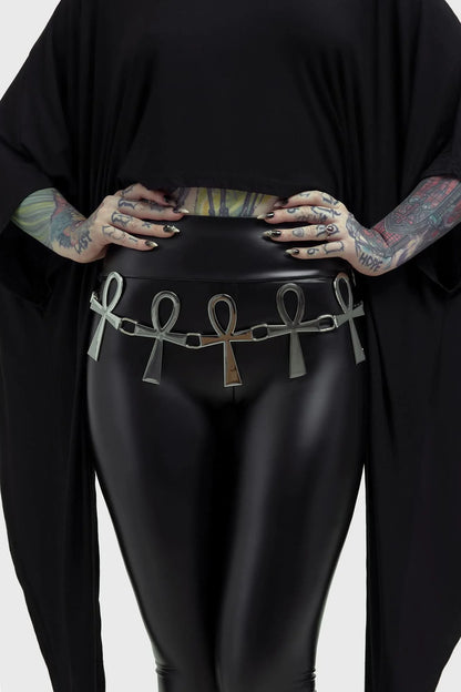 Xena Ankh Belt (✦ Killstar) silver