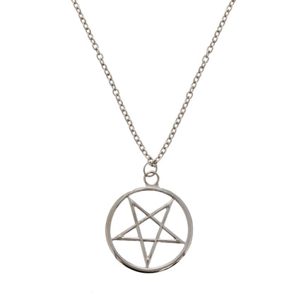 Large Pentagram Pendant Necklace