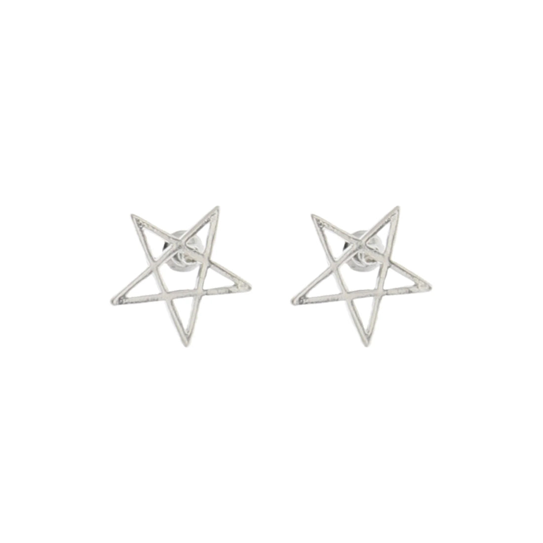 Pentagram Stud Earrings