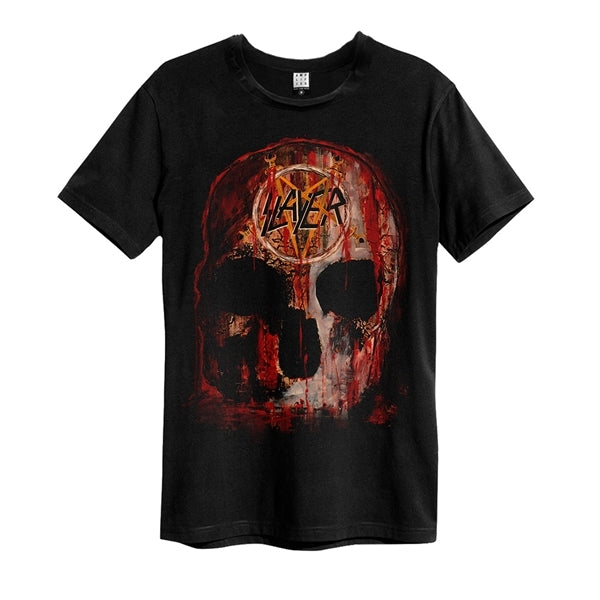 Slayer World Sacrifice Amplified Unixes T-Shirt (Black) (Back Print)