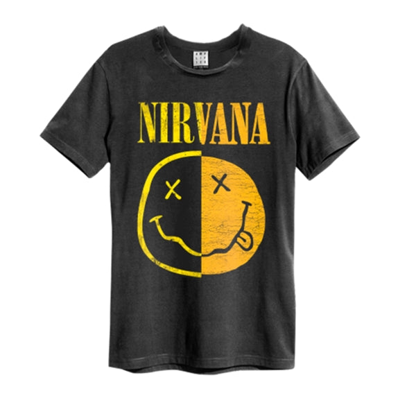 Nirvana Unisex Amplified Clothing® T-Shirt: Spliced (Black)