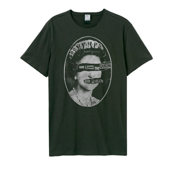 Sex Pistols Unisex Amplified Clothing® T-Shirt: Queen (Black)