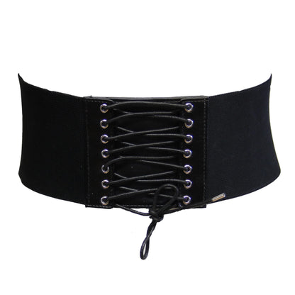 Elasticated Waist Lace Up Corset Belt - ZBELT501