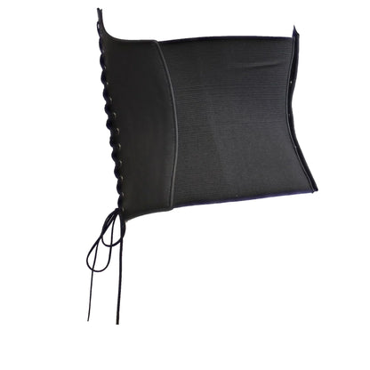 Very Wide Arched Elasticated Waist Lace Up Corset Belt - ZBELT507