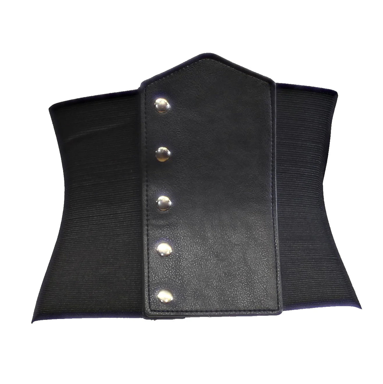 Very Wide Arched Elasticated Waist Lace Up Corset Belt - ZBELT507