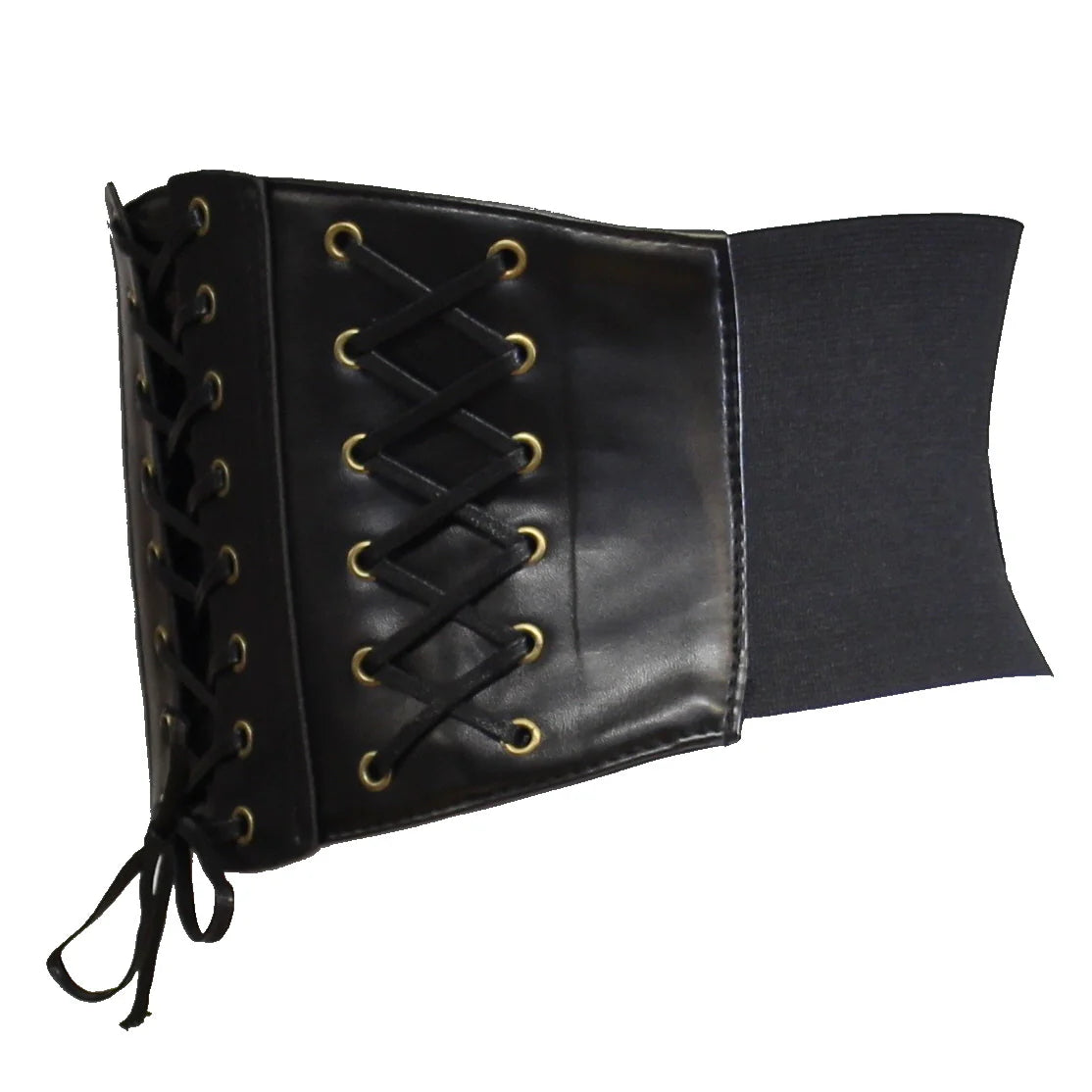 Very Wide Elasticated Waist Lace Up Corset Belt - ZBELT512